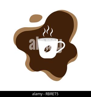 Kaffee Plakat werbung Flayers Vector Illustration. EPS 10. Stock Vektor