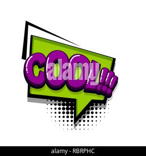 Pop Art Comic Text Stock Vektor