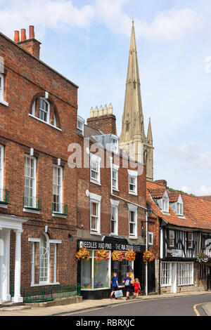 St Wulframs Kirche von Vine Street, Grantham, Lincolnshire, England, Vereinigtes Königreich Stockfoto