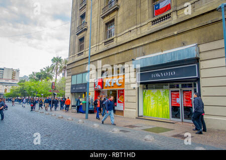 SANTIAGO, CHILE, Oktober 09, 2018: Museum der Kathedrale von Santiago de Compostela Museo da Catedral in Santiago de Chile Stockfoto
