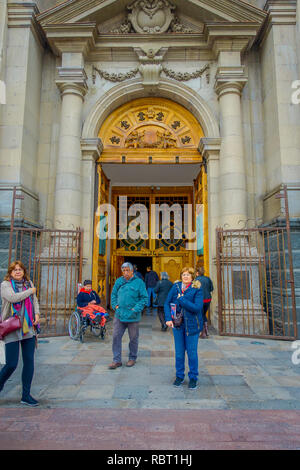 SANTIAGO, CHILE, Oktober 09, 2018: Museum der Kathedrale von Santiago de Compostela Museo da Catedral in Santiago de Chile Stockfoto