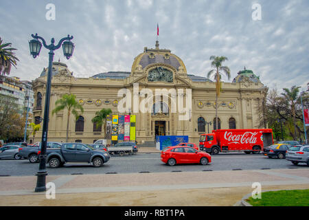 SANTIAGO, CHILE - 14. SEPTEMBER 2018: Art Museum in Santiago, Museo Nacional de Bellas Artes. Santiago, Chile, Südamerika Stockfoto