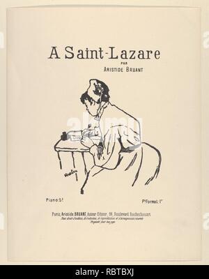 Ein Saint-Lazare par Aristide Bruant Stockfoto
