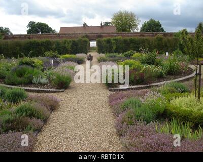 Ein Blick auf hoveton Hall Gardens 1. Stockfoto