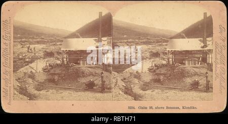 - Gruppe 42 Stereograph Ansichten von Alaska einschließlich der Gold Rush - Stockfoto