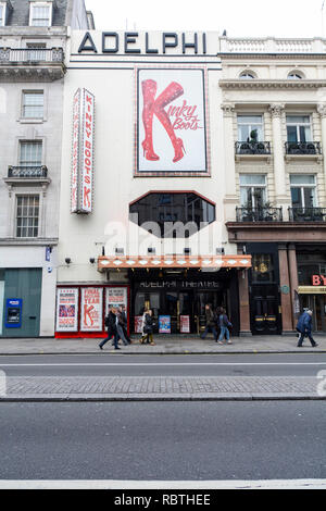 Harvey Fierstein von Olivier Award-winning Kinky Boots, das Broadway Musical, im Adelphi Theatre, Strand, London, UK Stockfoto