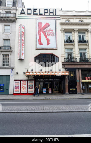 Harvey Fierstein von Olivier Award-winning Kinky Boots, das Broadway Musical, im Adelphi Theatre, Strand, London, UK Stockfoto