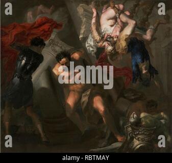 "Der Tod von Samson 'Wahrscheinlich genuesischen Schule Getty Center. Stockfoto