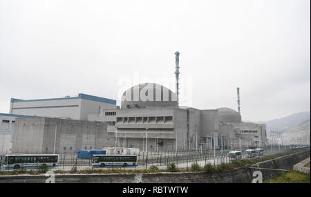 Peking, China. 20 Dez, 2018. Foto auf Dez.20, 2018 zeigt die erste Phase Projekt der Taishan Kernkraftwerk Taishan in der chinesischen Provinz Guangdong. Credit: Deng Hua/Xinhua/Alamy leben Nachrichten Stockfoto