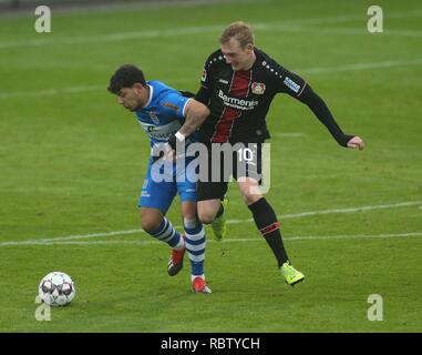 Leverkusen, Deutschland. 11 Jan, 2019. firo: 11.01.2019, Fußball, 1.Bundesliga, Saison 2018/2019, Freundschaftsspiel, Bayer 04 Leverkusen - PEC Zwolle Julian BRANDT, Leverkusen, Duelle | Quelle: dpa/Alamy leben Nachrichten Stockfoto