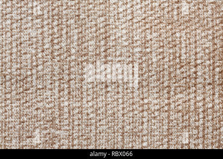 Üblichen weiche braune Stoff Textur auf Makro. Stockfoto
