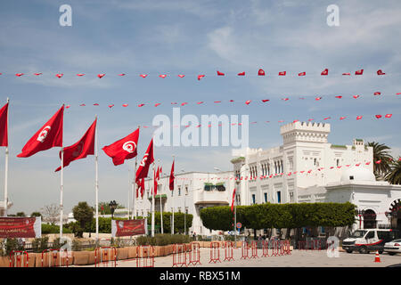 Regierung Gebäude, Place de la Kasba, Tunis, Tunesien, Afrika Stockfoto