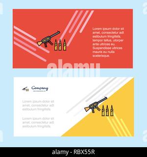 Waffen abstract corporate business banner Vorlage, horizontale Werbung Banner. Stock Vektor