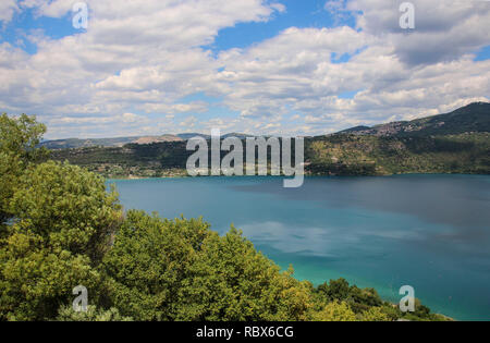 See Nemi, Rom Provinz Latium, Italien Stockfoto