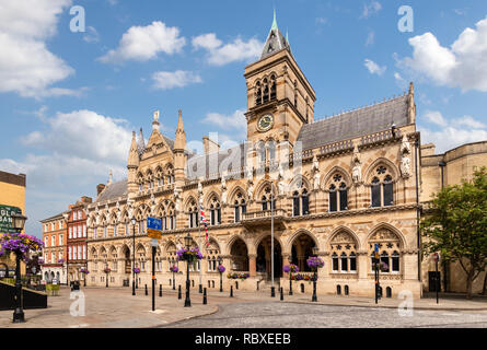 Der Guild Hall, Northampton, England, UK, gebaut auf die Gestaltung von Edward William Godwin zwischen 1861 und 1864 Stockfoto