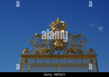Zaun, Metall Zaun Stockfoto