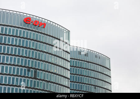 EON, Hauptquartier, Gebäude, Essen, Nordrhein-Westfalen, Ruhrgebiet, Deutschland, Europa, EON, Hauptverwaltung, Gebaeude, Essen, Nordrhein-Westfalen, R Stockfoto