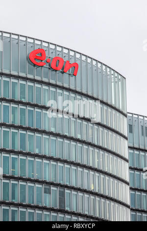 EON, Hauptquartier, Gebäude, Essen, Nordrhein-Westfalen, Ruhrgebiet, Deutschland, Europa, EON, Hauptverwaltung, Gebaeude, Essen, Nordrhein-Westfalen, R Stockfoto