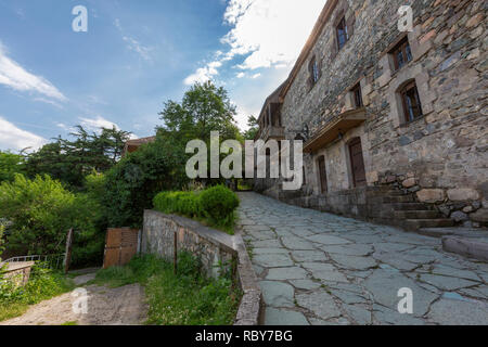 Alte Straße in Dilijan, Armenien Stockfoto