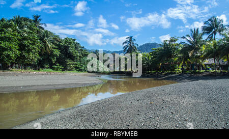 Eine Landschaft Foto: wunderschöne Küstenwälder von Jaco, Costa Rica Stockfoto