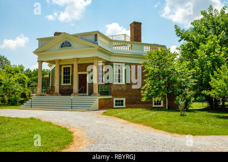 Poplar Forest, 1542 Bateman Bridge Road, Wald, Virginia Stockfoto