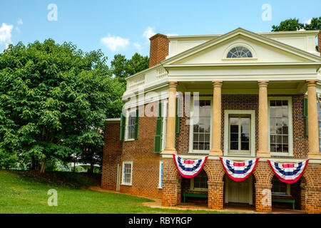 Poplar Forest, 1542 Bateman Bridge Road, Wald, Virginia Stockfoto