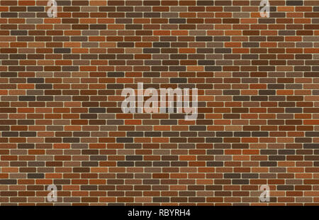 Gebäude Fassade Ziegelwand Stockfoto