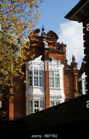 Newnham College - Clough Hall, Sidgwick Avenue, Cambridge, UK. Universität Cambridge Stockfoto