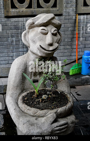 Lächelnd garten Pflanzmaschine, China Stockfoto