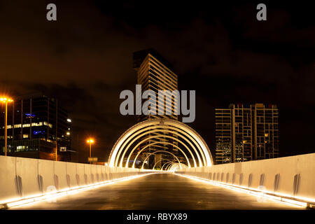 Webb Bridge Docklands Melbourne Australien Stockfoto