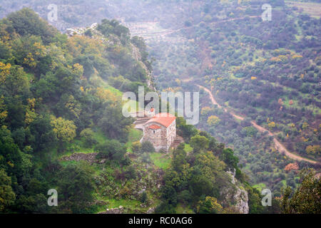 Alte Kloster in den Bergen - Arcadia, Griechenland Stockfoto