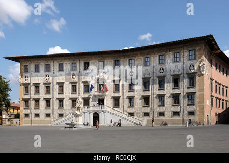 Palazzzo della Carovana, Piazza dei Cavalieri, Pisa, Toskana, Italien, Europa, Stockfoto