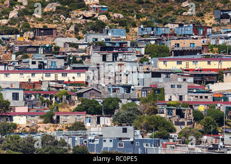 Gemeinde Blick in Hout Bay, Kapstadt, Südafrika Stockfoto