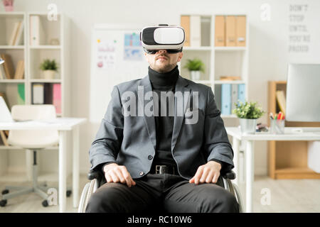 Business in der virtuellen Realität Stockfoto