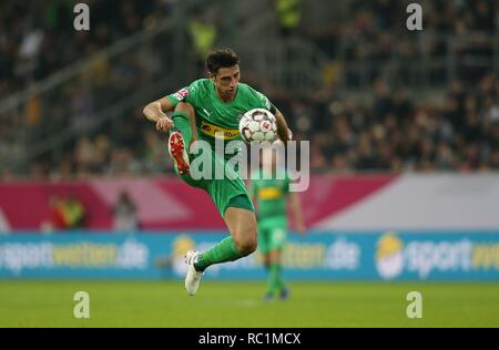 Düsseldorf, Deutschland. 13 Jan, 2019. firo: 13.01.2019, Fußball, 1.Bundesliga, Saison 2018/2019, Telekom-Cup 2019, Borussia Mönchengladbach, Gladbach - Hertha BSC Lars STINDL, Gladbach, Single Action | Verwendung der weltweiten Kredit: dpa/Alamy leben Nachrichten Stockfoto