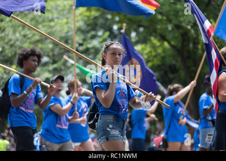 Washington, D.C., USA - Juli 4, 2018, an der nationalen Unabhängigkeit Day Parade Stockfoto