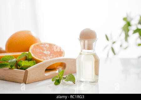 Citrus öl Natürliche orange Vitamin C Stockfoto