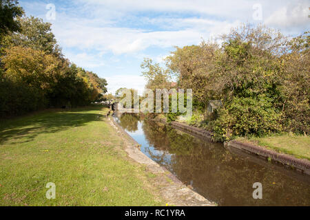 Die Montgomery Canal in der Nähe von Lower Frankton Ellesmere Shropshire England Stockfoto