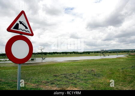 Lago künstliche do Alqueva, Alentejo, Portugal Stockfoto