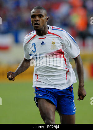 Zentralstadion Leipzig Deutschland 18.06.2006, FIFA Fußball-Weltmeisterschaft Deutschland 2006, Frankreich gegen Südkorea 1:1------- Eric Abidal (FRA) Stockfoto