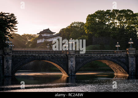 Seimon Stonebridge. Imperial Palace, Tokio, Japan Stockfoto