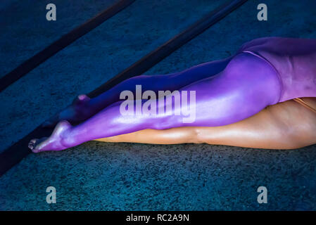 Performance Art, Luftraum Projekte Kunst Galerie, Marrickville, Sydney, NSW, Australien Stockfoto