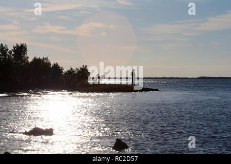 Fischen im Golf von Mexiko, Florida Stockfoto