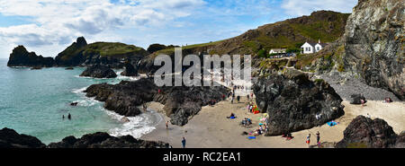 Kynance Cove Panorama Stockfoto