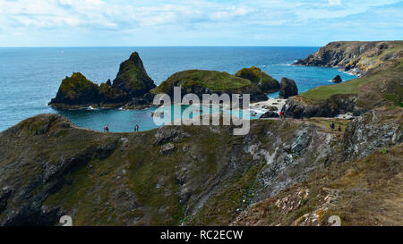 Kynance Cove Panorama Stockfoto