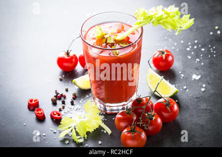 Bloody Mary Coktail. Stockfoto