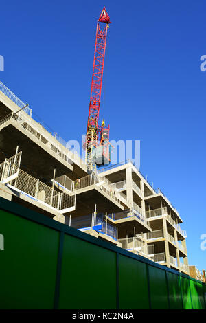 Großbritannien: London: Kilburn: neue Sozialwohnungen im Bau Stockfoto