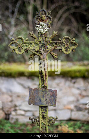 'Die alte Heimat' - Döllersheim, Waldviertel. Die Ausbildung Bereich Allentsteig unter Adolf Hitler erbaut wurde. 1938-1940 Alle 40 Dörfer wurden umgesiedelt. Stockfoto