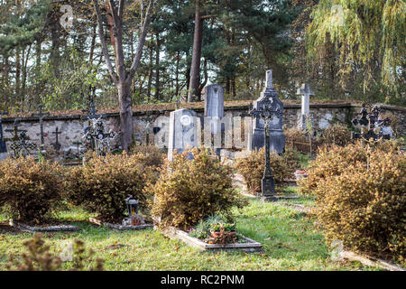 'Die alte Heimat' - Döllersheim, Waldviertel. Die Ausbildung Bereich Allentsteig unter Adolf Hitler erbaut wurde. 1938-1940 Alle 40 Dörfer wurden umgesiedelt. Stockfoto