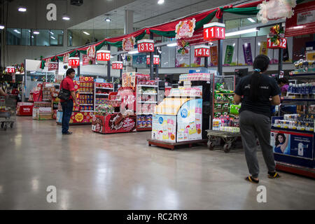 Chiangmai, Thailand - 13. Januar 2019: Makro SB-Warenhaus Chiang Mai. Lage auf der Straße Chiang Mai Lampang Straße ca. 3 km vom Stadtzentrum. Stockfoto